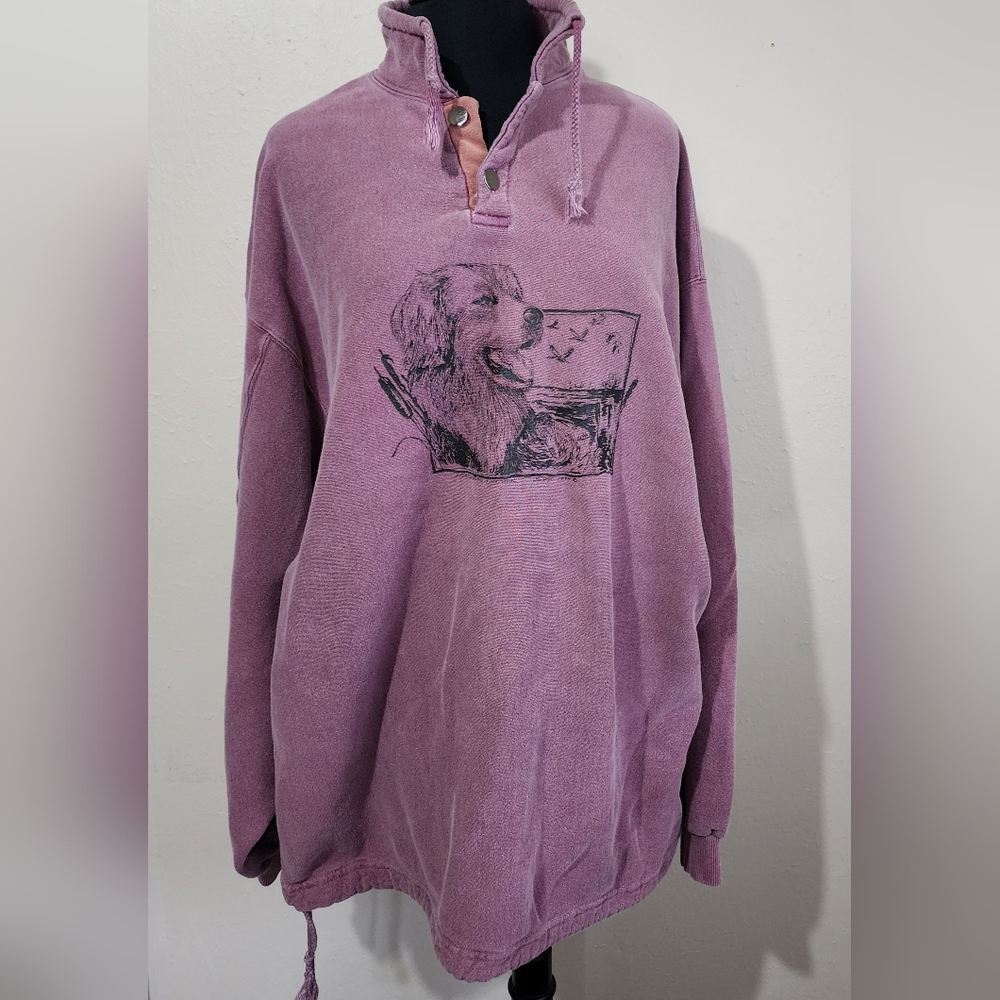 Unisex Sansegal Golden Retriever Hoodie Size XL